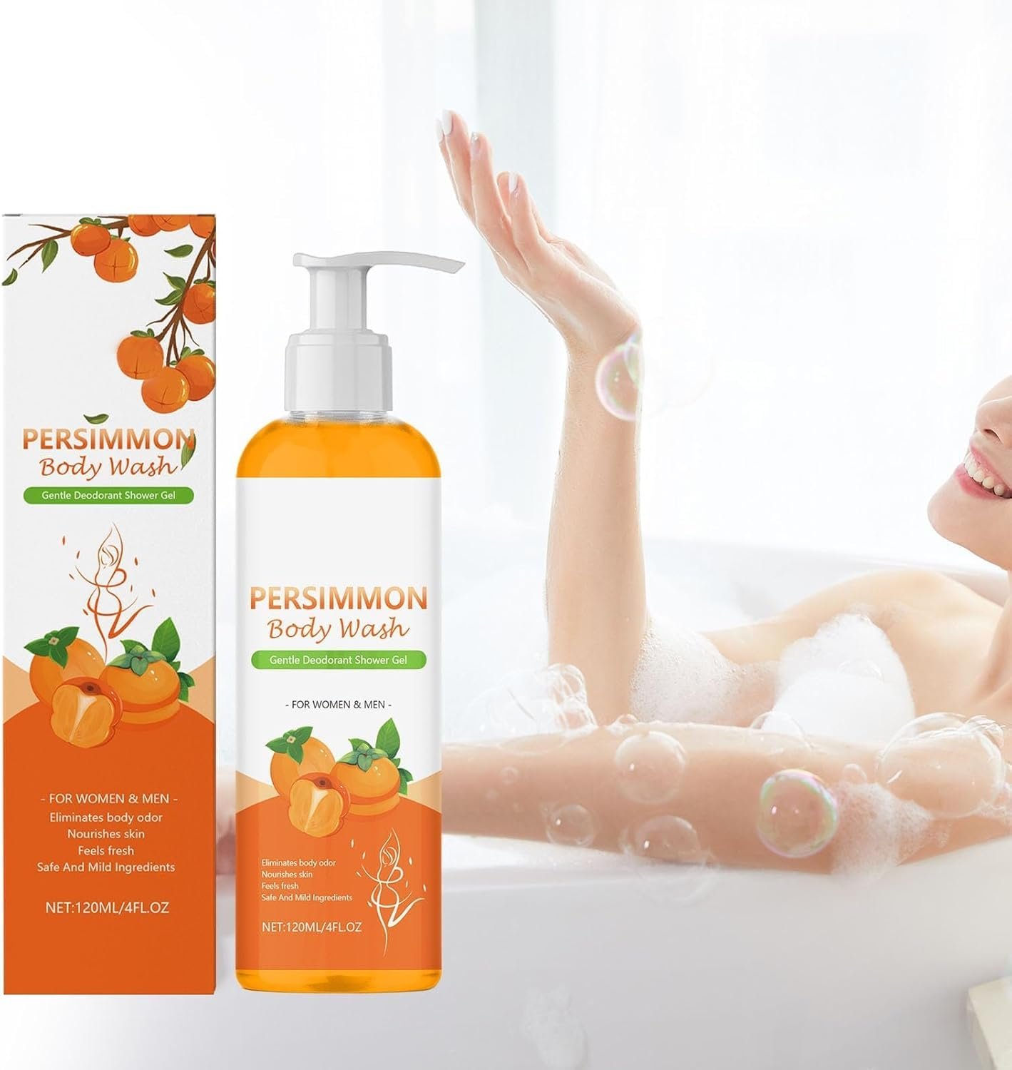 Гель для душу Persimmon Deodorant Body Wash 120 мл (2 шт.), фото №2 Гель для душу Persimmon Deodorant Body Wash 120 мл (2 шт.), фото №2