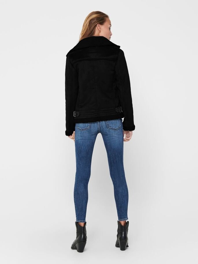 Куртка ONLY ONLDIANA BONDED AVIATOR JACKET CC OTW 15205618 Черный L, фото №2