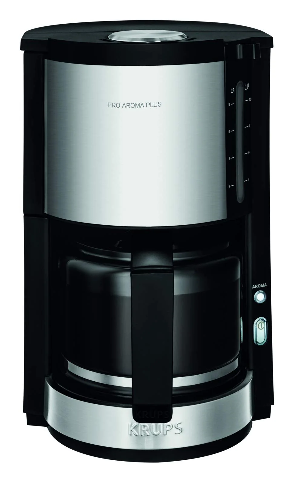 Фильтрационная кофеварка Krups Proaroma Plus KM3210 1100 W 10 чашек Black и кофемолка F20342 75 g Black, фото №2
