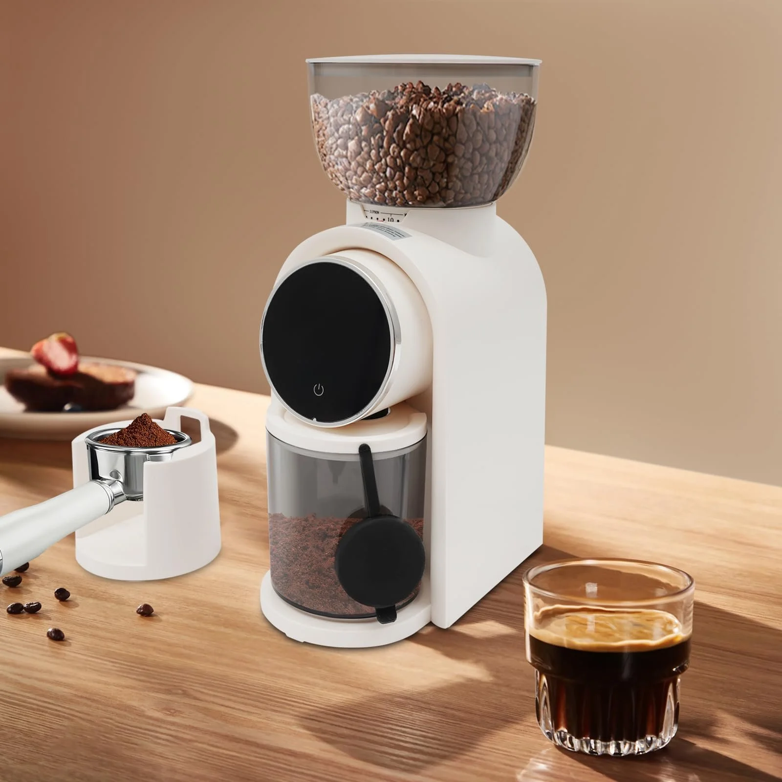 Кофемолка 250 об/мин Вместимость 2-14 порций Контейнер для зерен 250 г, фото №7