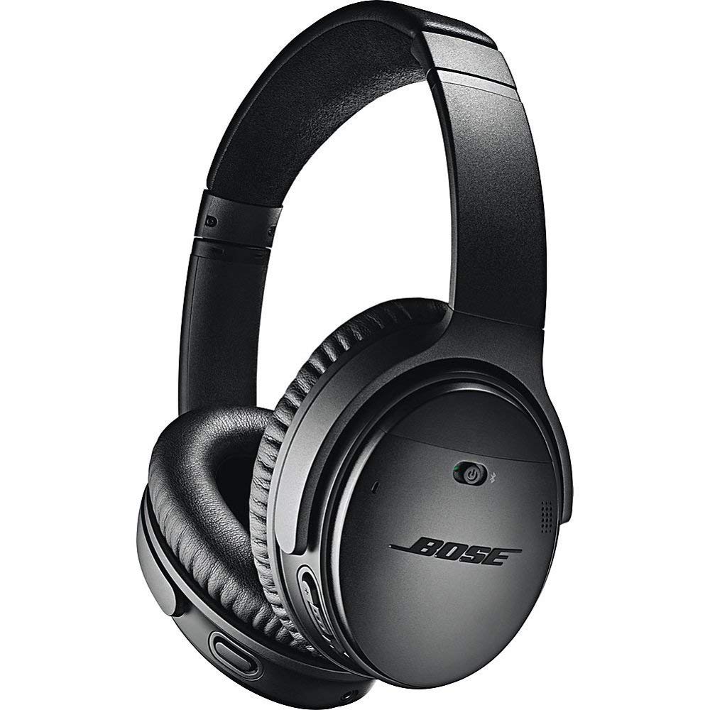Наушники Bose QuietComfort 35 (Series II) беспроводные с шумоподавлением с голосовым управлением Alexa чёрные, фото №1