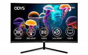 Монітор ODYS Q27 27 дюймів UWQHD Для офісу та ігор - Фото 1