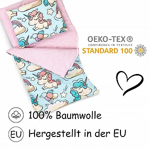 Спальный мешок для куклы PinkZebra Набор из 2 предметов synthetic.ua - Фото 1