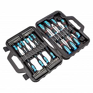 Набір викруток Amazon Basics 58 шт Precision Slotted, Phillips, Torx та набір плоскогубців 4 шт ціна на synthetic.ua - Фото 1 Набір викруток Amazon Basics 58 шт Precision Slotted, Phillips, Torx та набір плоскогубців 4 шт synthetic.ua - Фото 1