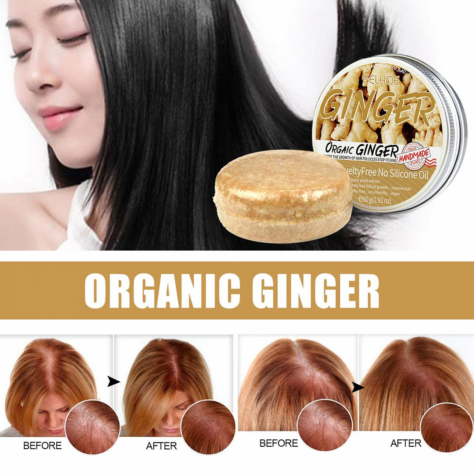 Шампунь Ginger Hair Regrowth 60 г Натуральний Ginger Hair Growth, фото №8