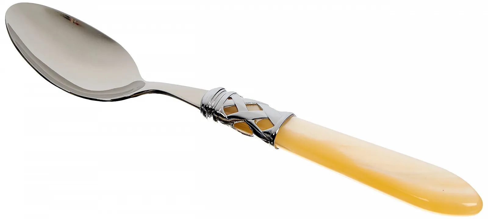 Набір виделок та ложок Bugatti ALCAM Aladdin Нержавіюча сталь/Акрил, Колір слонової кістки, фото №3 Набір виделок та ложок Bugatti ALCAM Aladdin Нержавіюча сталь/Акрил, Колір слонової кістки, фото №3