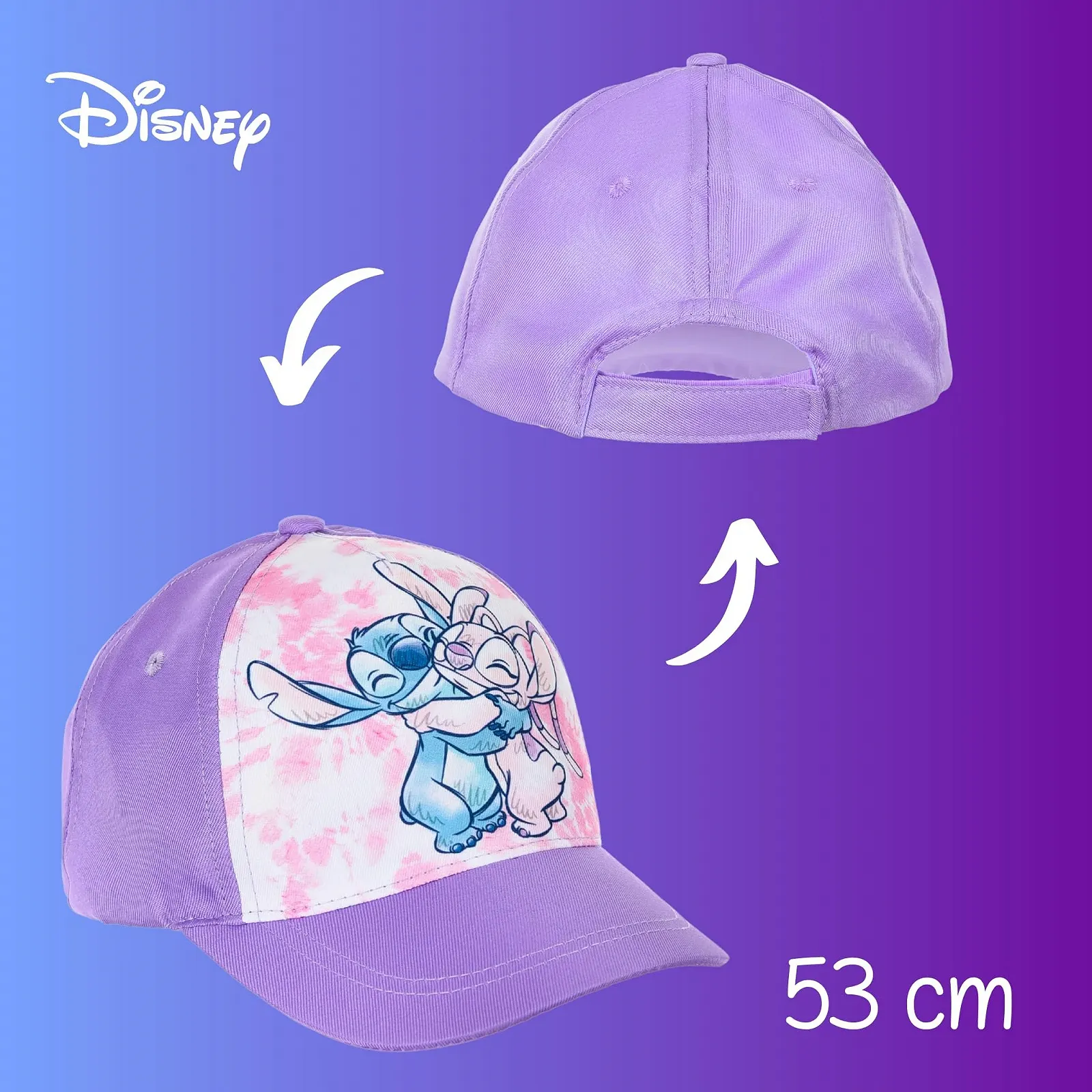 Бейсболка Disney Stitch and Angel для девочек летняя детская для подростков, фото №6