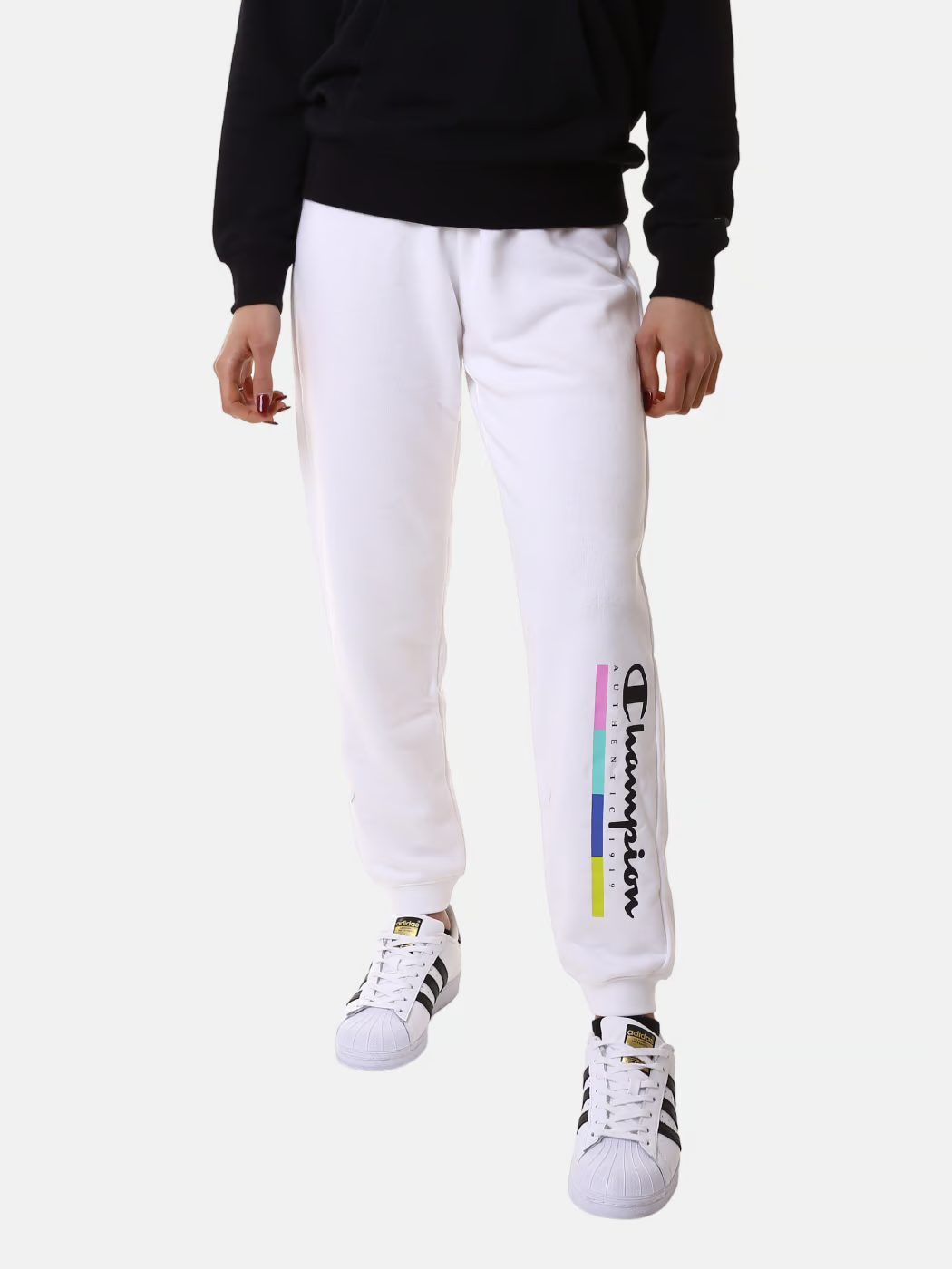 Штаны Champion 117106-WW001 rib cuff Белый XS, фото №1