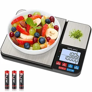 Купити Цифрові кухонні ваги Diyife 2 Platforms 10 kg/1 g & 500 g/0.01 g - Фото 1 Цифрові кухонні ваги Diyife 2 Platforms 10 kg/1 g & 500 g/0.01 g - Фото 1