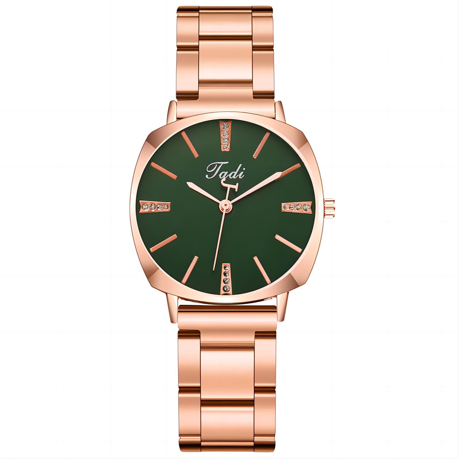 Жіночий годинник Basfur Modern Fe-Montre-075-02 червоний, фото №6