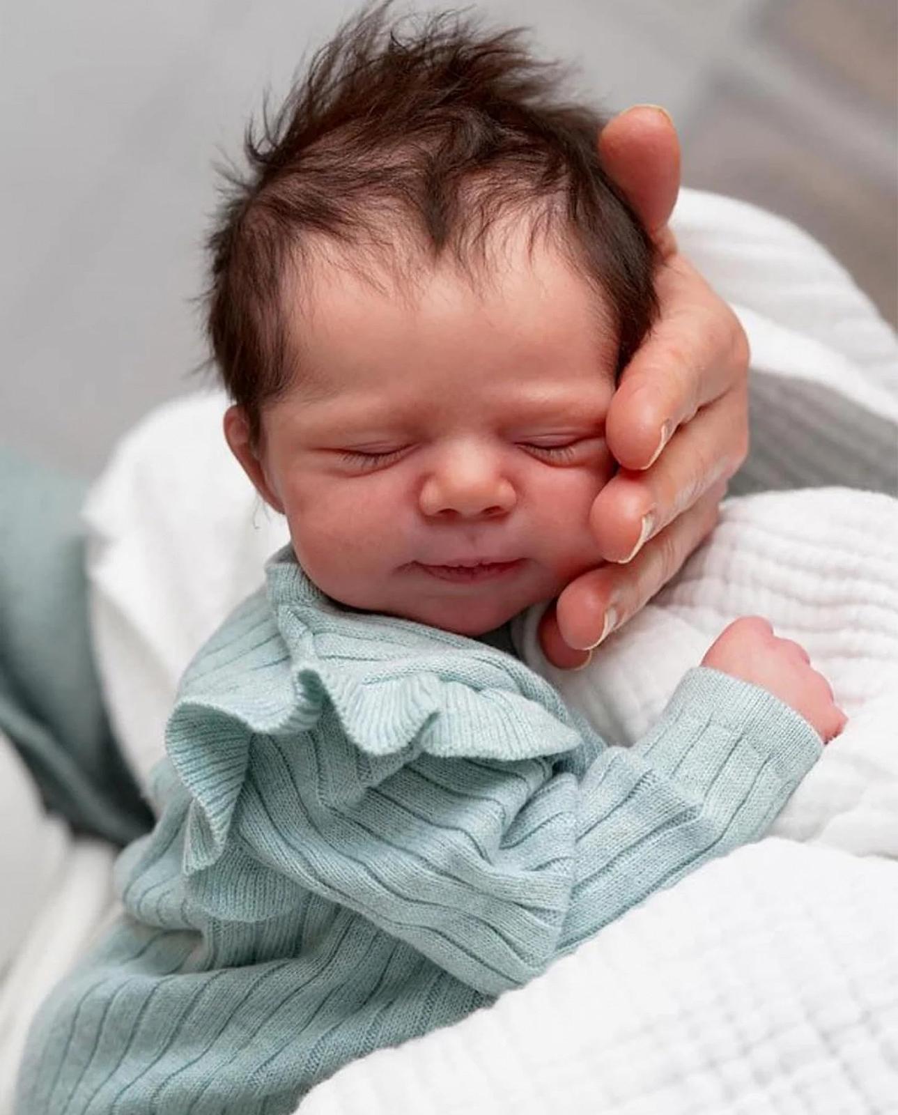 Кукла Zero pam Reborn Baby Dolls 18 Inch Мальчик Реалистичная Кукла Из Силиконового Винила С Аксессуарами, фото №4