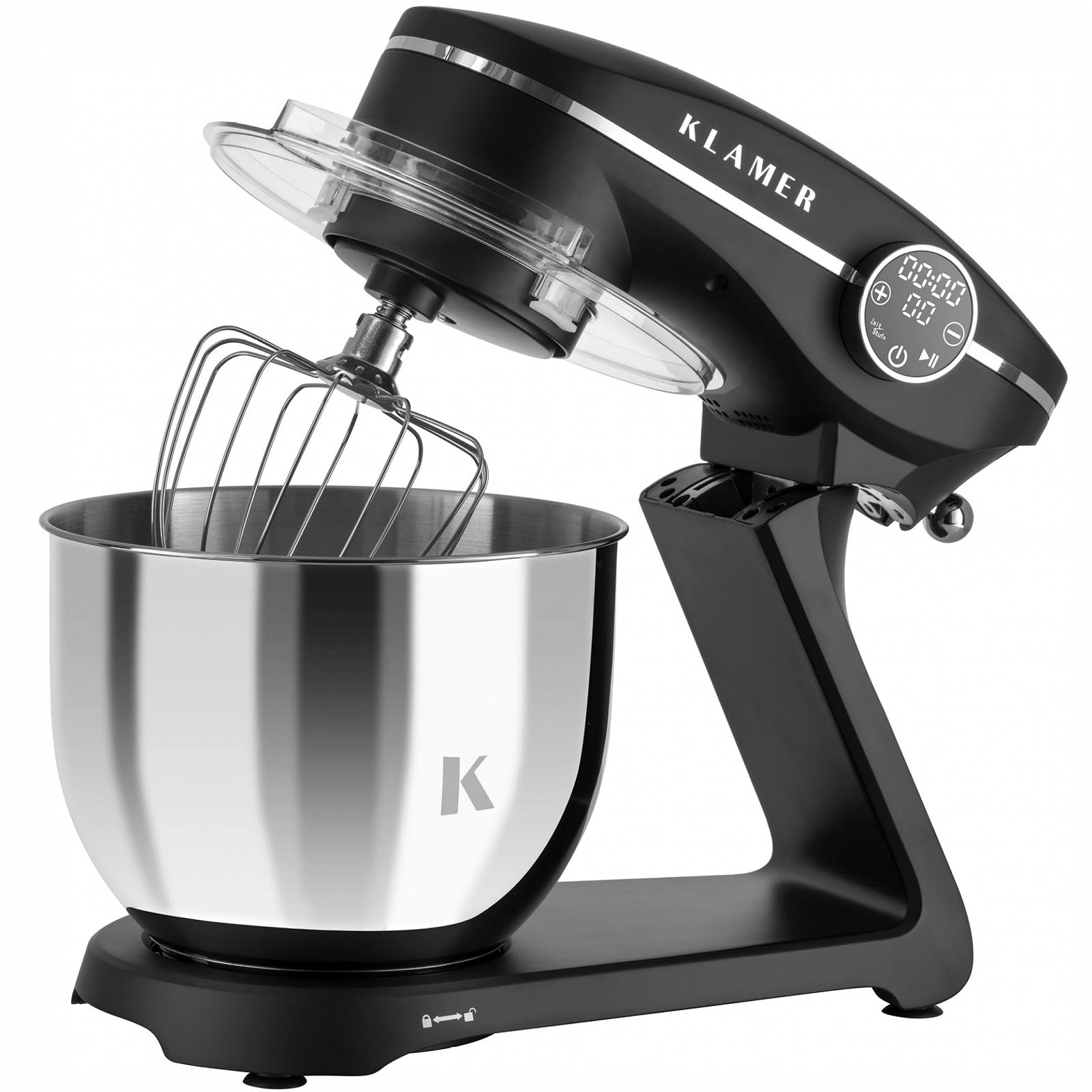 Кухонний комбайн KLAMER 1800 W 6 літрів нержавіюча сталь, фото №3 Кухонний комбайн KLAMER 1800 W 6 літрів нержавіюча сталь, фото №3