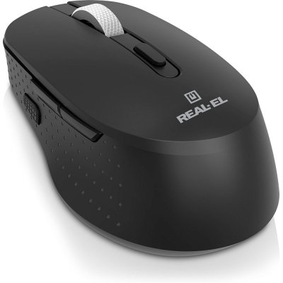 Мышка REAL-EL RM-380W Wireless Black (EL123200057), фото №3 Мышка REAL-EL RM-380W Wireless Black (EL123200057), фото №3