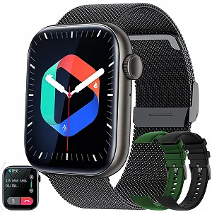 Смарт-годинник Жіночий 1,8 Inch HD Сенсорний екран Монітор серцевого ритму 123 Спортивні режими - Фото 1