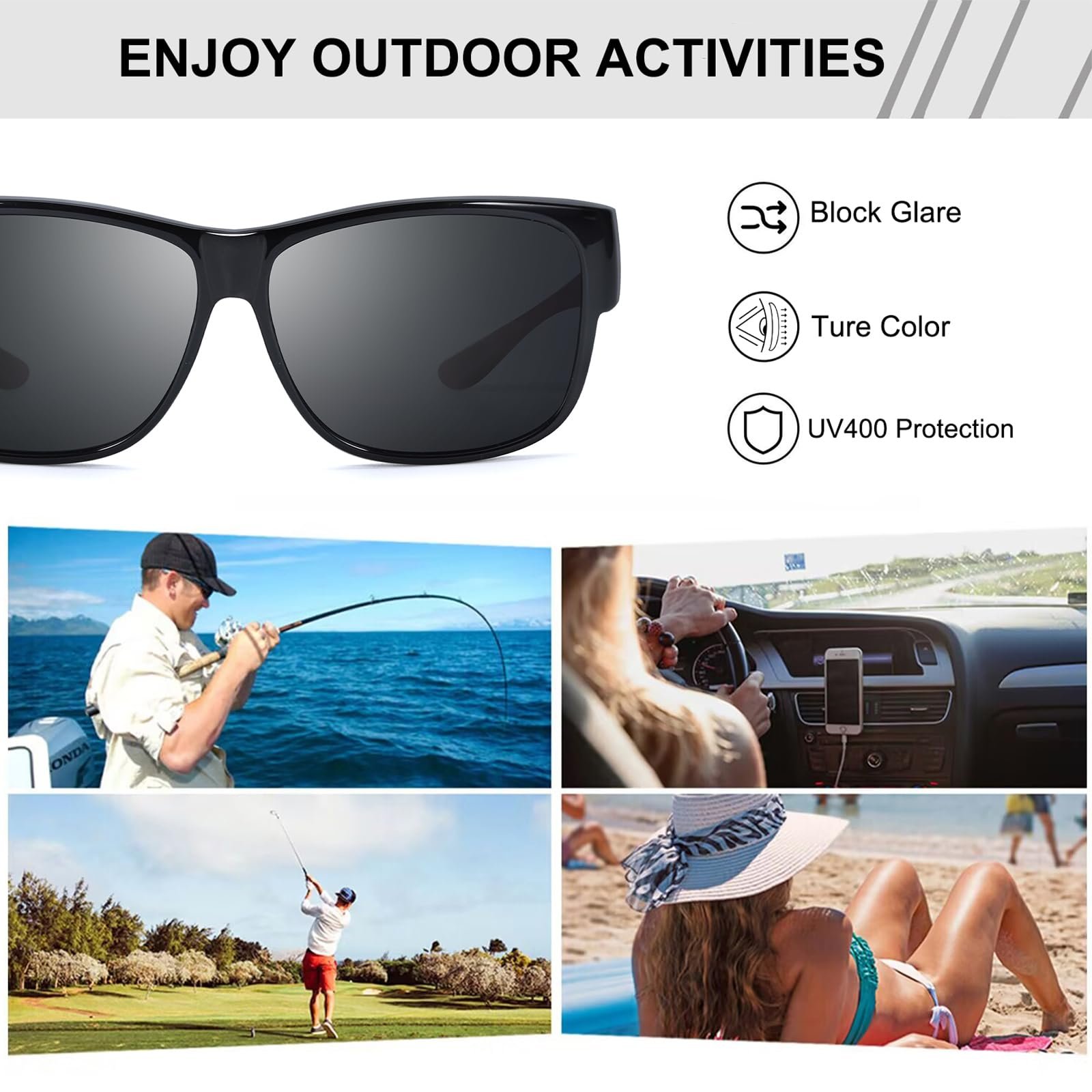 Солнцезащитные очки Cat-Eye SIPHEW для женщин UV400, фото №7