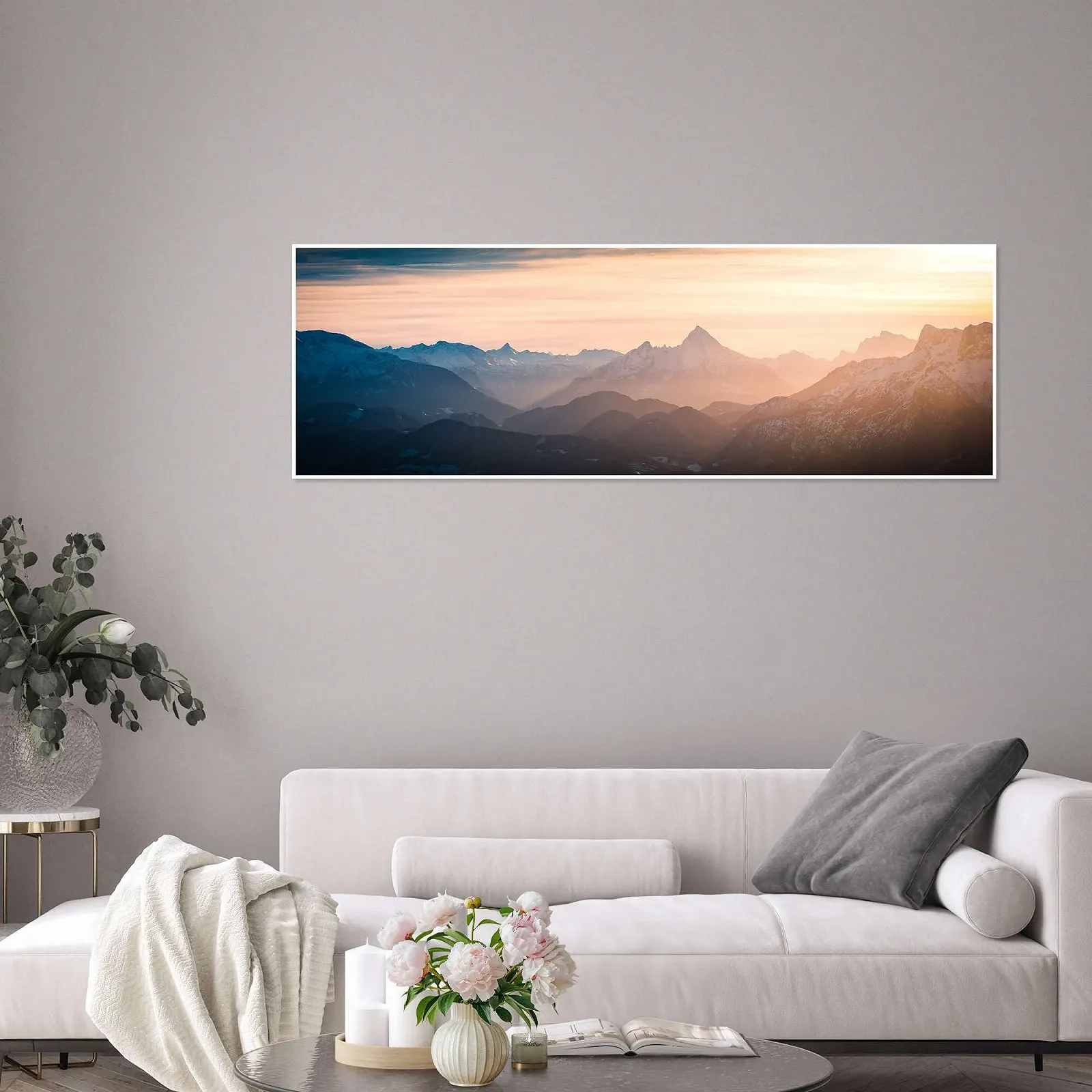 Постер Martin Wasilewski Alps Panorama with Watzmann 120 x 40 см, фото №6