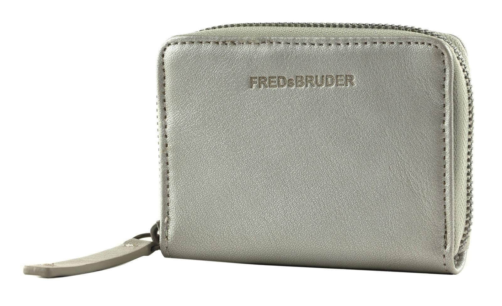 Кошелек FREDsBRUDER Pearl Классический Кожа КРС Молния Несколько отделений Жемчужный Розовое Золото Компактный Элегантный, фото №1