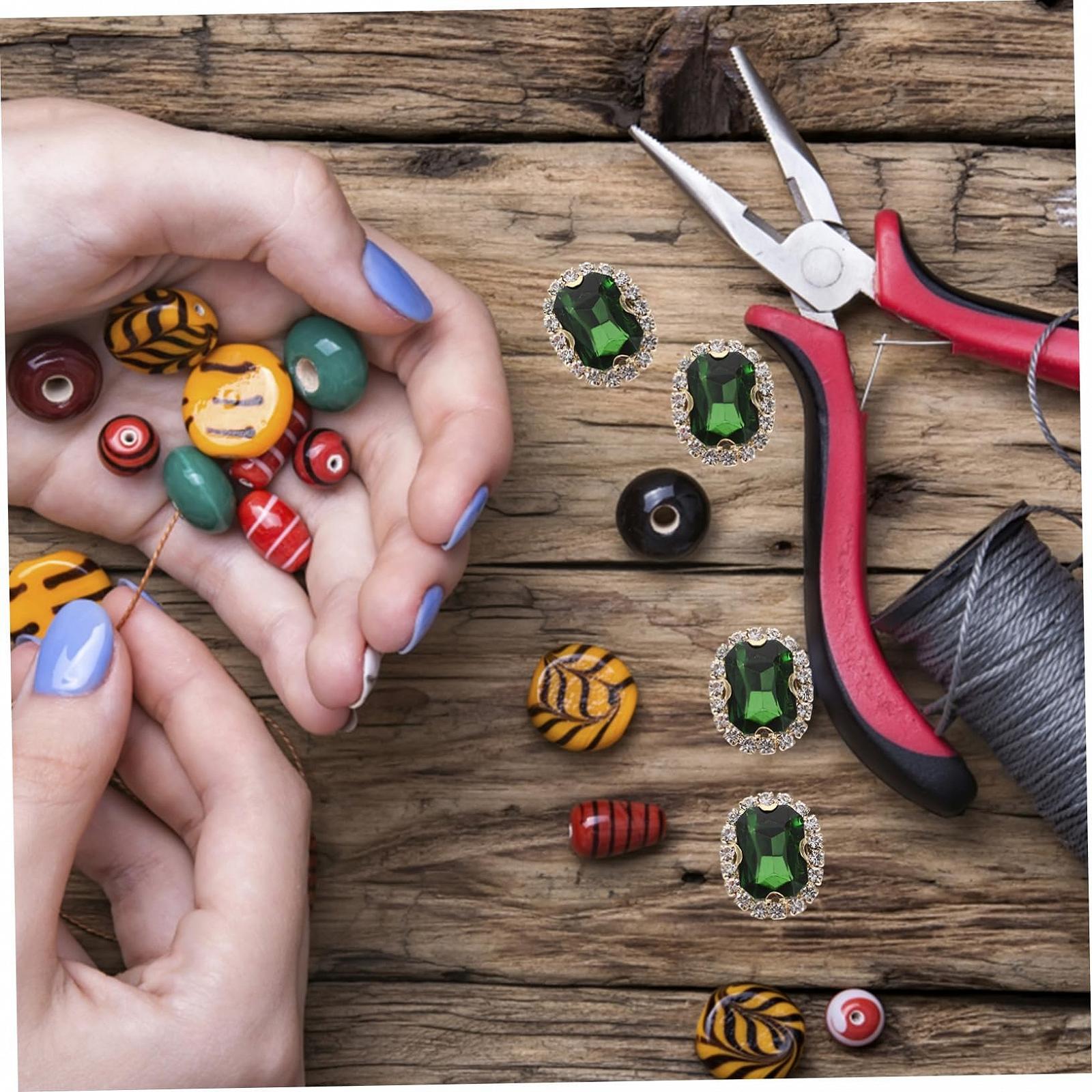 Набор страз из стекла 20 шт. для платьев, изысканные маленькие стразы, декор для одежды, медные стразы для шитья, чехол для мобильного телефона, изделия, фото №8