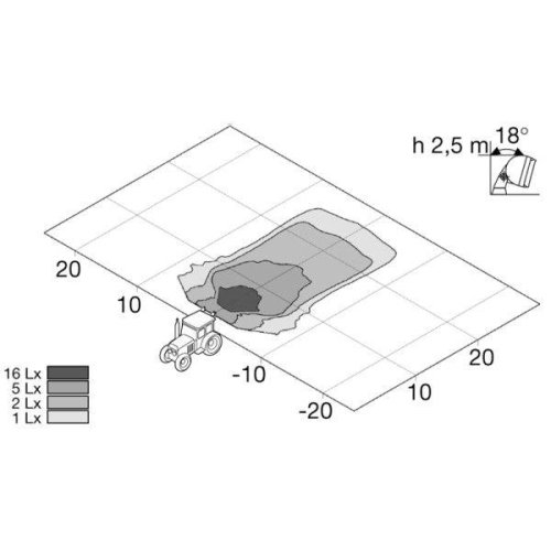 Рабочая фара HELLA Torero 5700 1GD 005 700-501 для FAUN KÖGEL STILL HAMM, фото №3