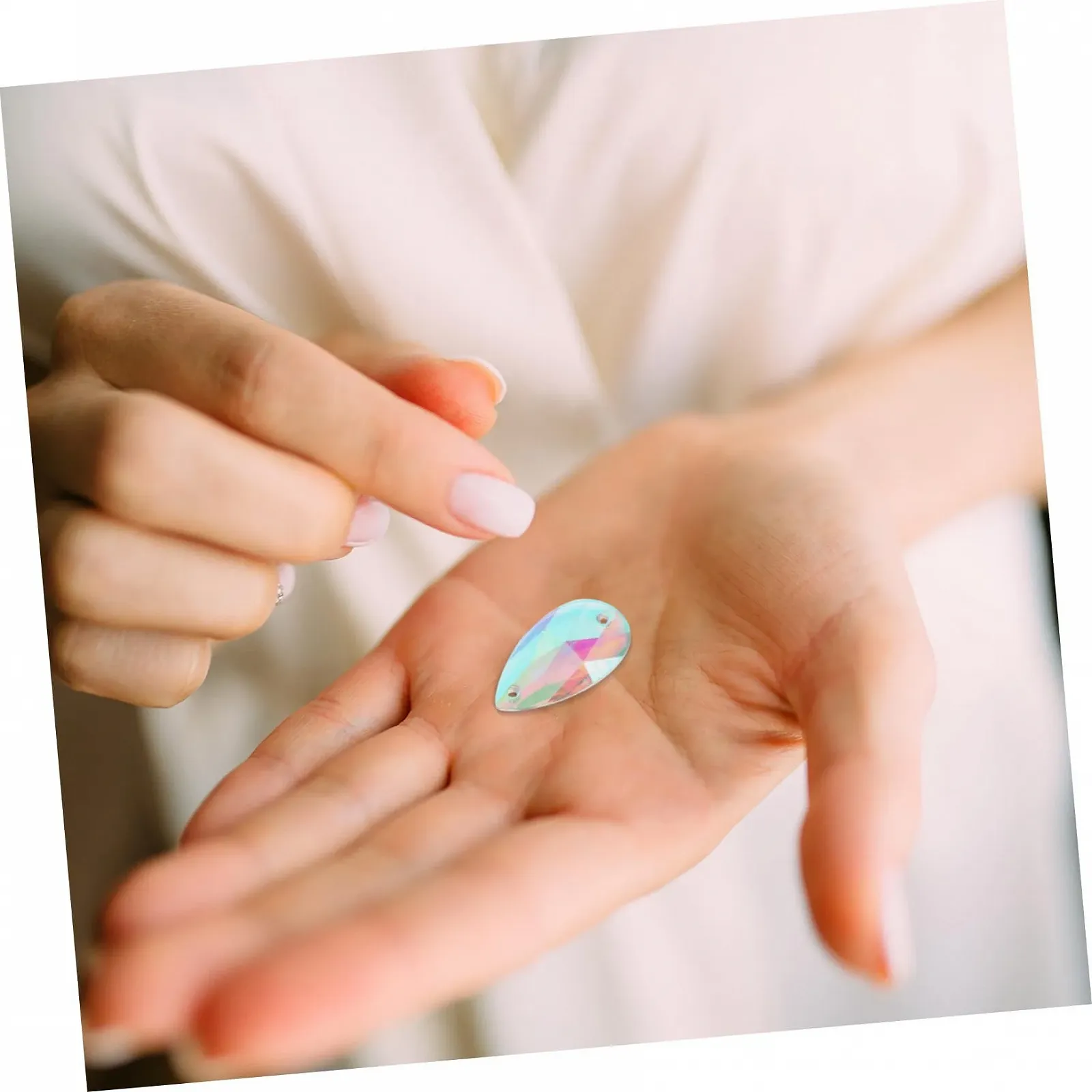 Краплі Ipetboom 100 шт. Аксесуари з дорогоцінним камінням, фото №2