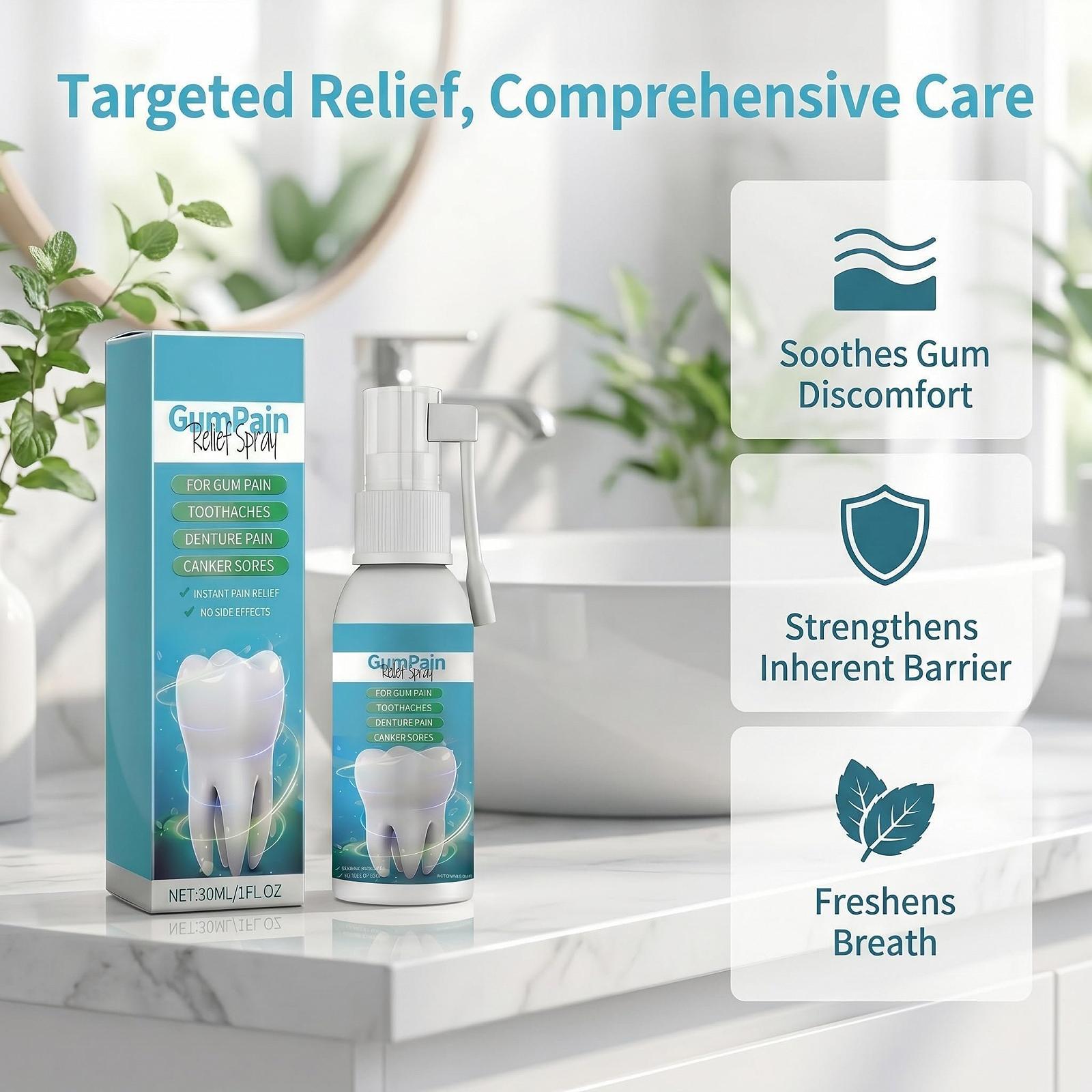 Спрей для росту ясен Gum Growth Spray Oral Care Spray Gum Restoration, фото №5 Спрей для росту ясен Gum Growth Spray Oral Care Spray Gum Restoration, фото №5