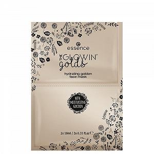 Маска для лица essence the glowin' golds увлажняющая золотая, № 01 golden state of mind, золотая, для комбинированной кожи, для сухой кожи, питательная, расслабляющая, для разглаживания кожи, сияющая, блестящая (20 мл) - Фото 1