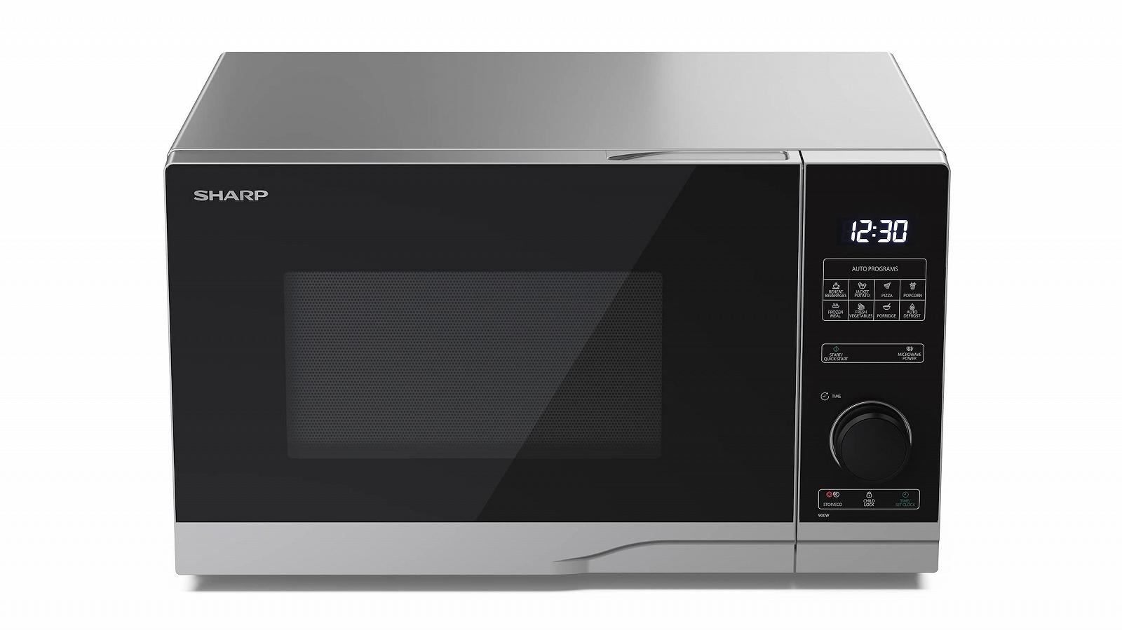 Мікрохвильова піч SHARP PS234AES 900 Вт 10 рівнів потужності Функція розморожування 483 x 281 x 377 см Срібляста, фото №7 Мікрохвильова піч SHARP PS234AES 900 Вт 10 рівнів потужності Функція розморожування 483 x 281 x 377 см Срібляста, фото №7