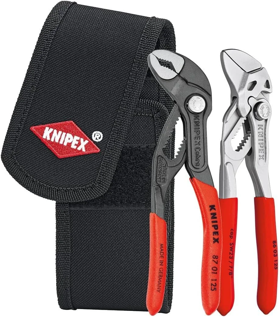 Набор мини-плоскогубцев KNIPEX в сумке для инструментов 1 x 87 01 125, 1 x 86 03 125 160 мм, 00 20 72 V04, фото №2