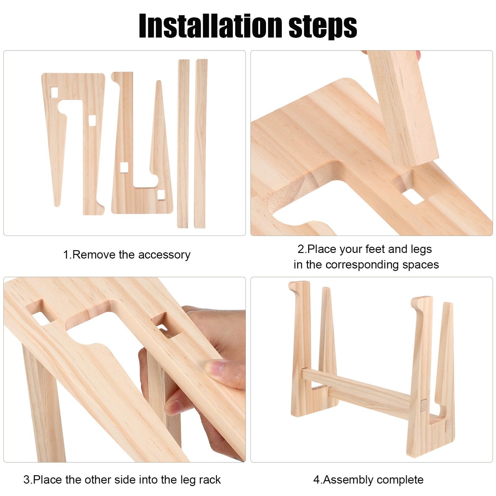 Подставка для ноутбука деревянная эргономичная с циркуляцией воздуха стабильная, фото №3