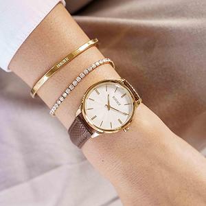 Женские часы BURKER Emily Кварцевые Аналоговые Водонепроницаемые 3 ATM 36 мм synthetic.ua - Фото 1