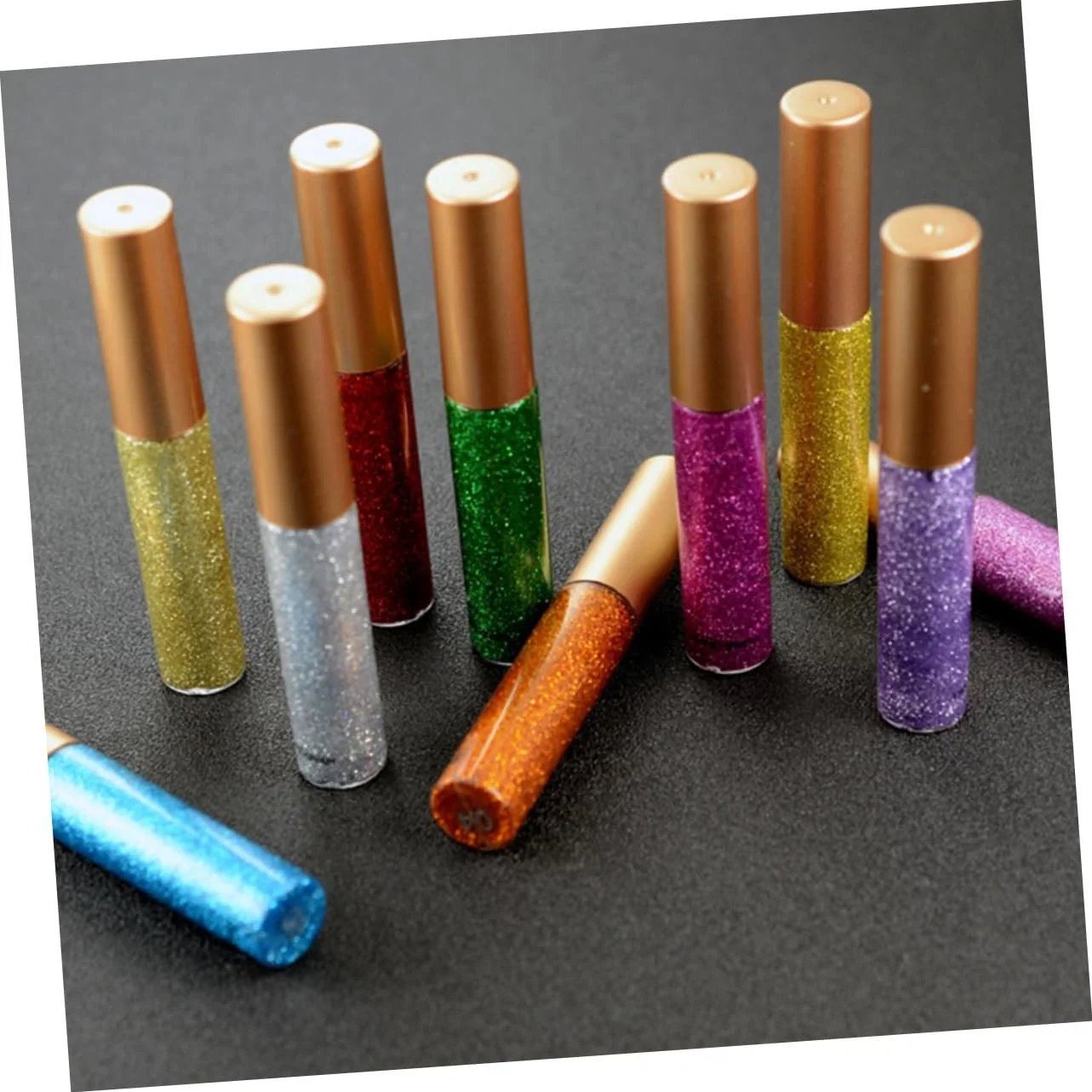 Підводка для очей NOLITOY Блискуча Різнокольорова Водостійка Металева Блискуча Рідка, фото №5