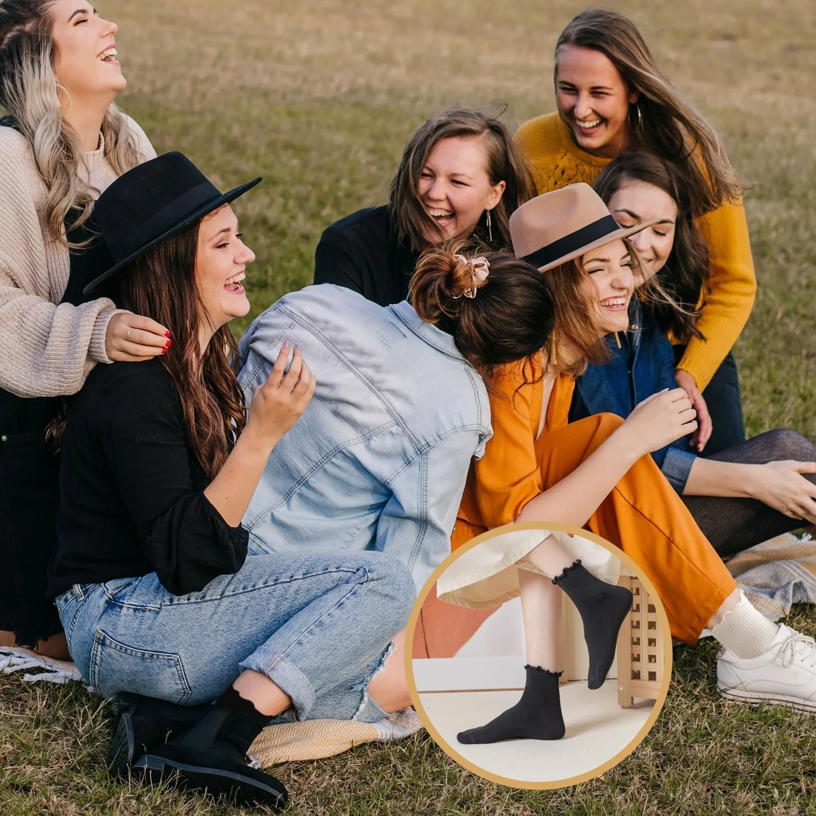 Носки с рюшами, Набор из 8 пар носков с рюшами, Женские, Повседневные носки до щиколотки из хлопка, Модные и удобные, Идеальны для всех случаев (3 цвета), фото №6 Носки с рюшами, Набор из 8 пар носков с рюшами, Женские, Повседневные носки до щиколотки из хлопка, Модные и удобные, Идеальны для всех случаев (3 цвета), фото №6