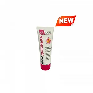 Дитячий захисний крем «Долонька» для чутливої шкіри з д-пантенолом та екстрактами лікарських рослин серії l'kids / 75 мл - Фото 1