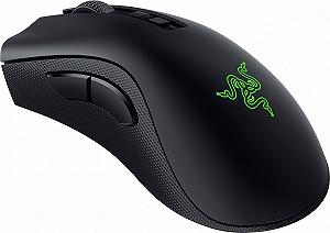 Ігрова бездротова миша Razer DeathAdder V2 Pro / Bluetooth / Радіоканал / USB / Razer Focus+ / 20000 DPI / 8 кнопок / RGB підсвітка / Знімний кабель / Чорна synthetic.ua - Фото 1