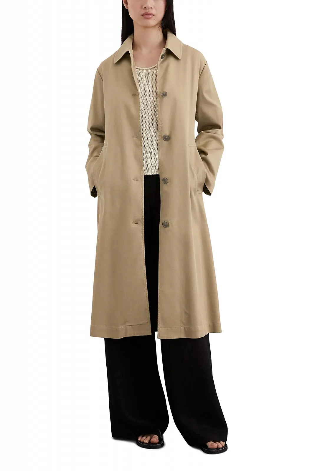 Тренч Marc O'Polo Relaxed Fit з коміром Кент, фото №5 Тренч Marc O'Polo Relaxed Fit з коміром Кент, фото №5