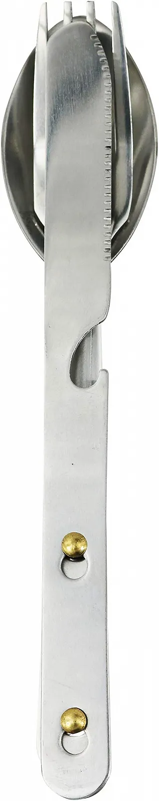 Набор столовых приборов Cao Unisex 3 предмета Нержавеющая сталь C.A.O. Нержавеющая сталь С клипсой, Серебряный, фото №2