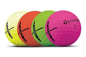 Мячи для гольфа TaylorMade Distance+ / 12 шт / Разноцветный набор synthetic.ua - Фото 1
