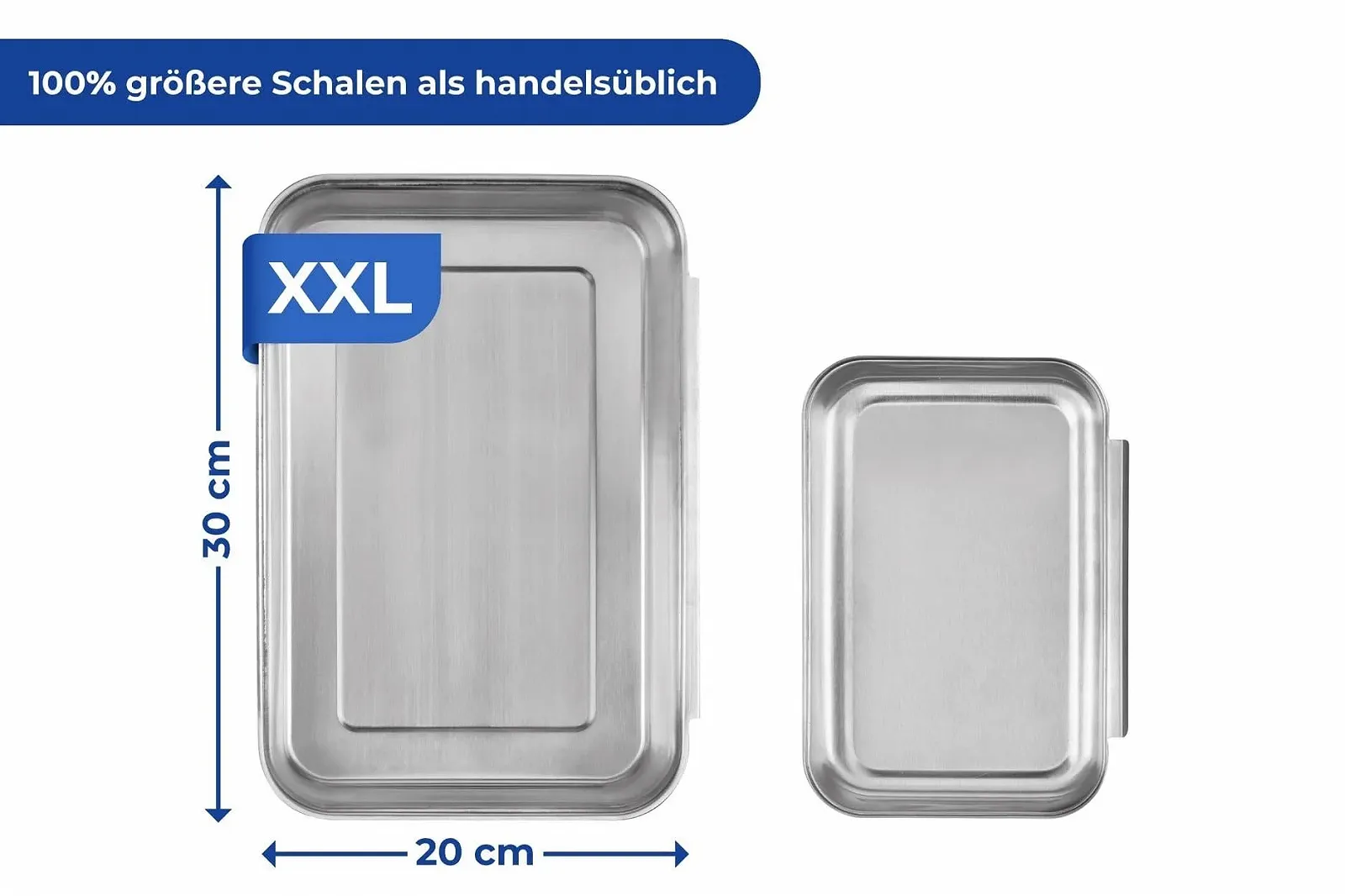 Набор для панировки Maximex Stainless Steel XXL 3 шт., фото №3