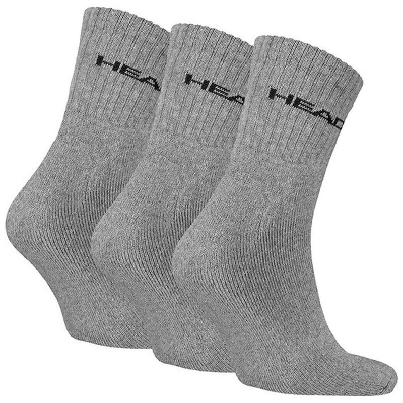 Шкарпетки Head ELEMENTS ALL SPORTS SHORT CREW 3P Сірий  39-42, фото №2