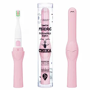 Електрична звукова зубна щітка VITAMMY Tooth Friends Chica для дітей від 3 років Рожева - Фото 1