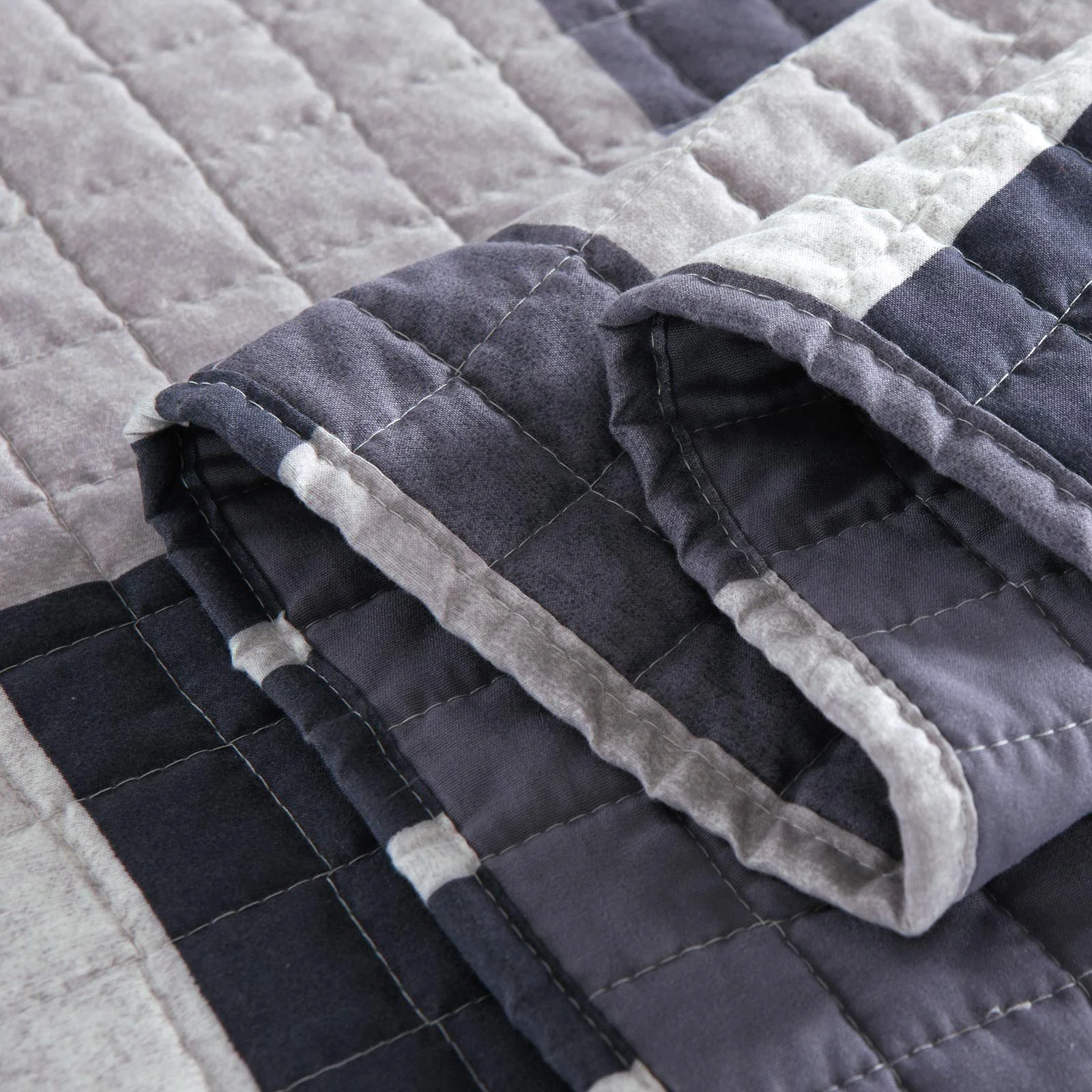 Покривало Holistar Двоспальне стьобане клаптикове двостороннє 150x200 см, фото №4