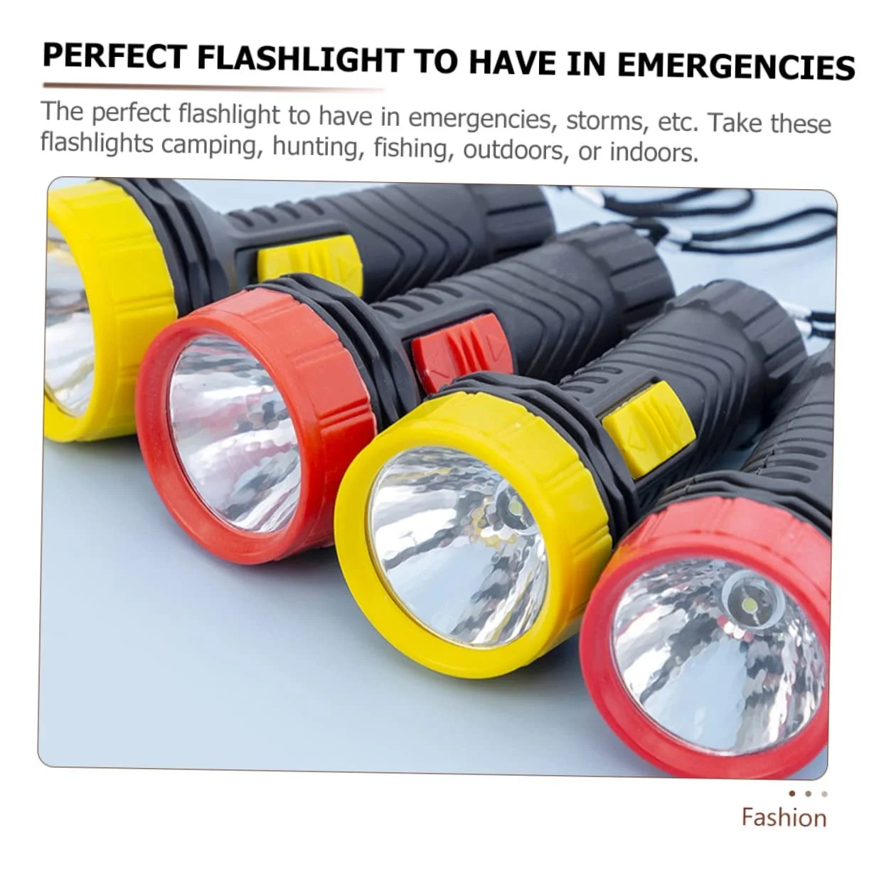 Ліхтарики кишенькові HOMSFOU, 6 шт, пластикові, маленькі зі шнурками, фото №8