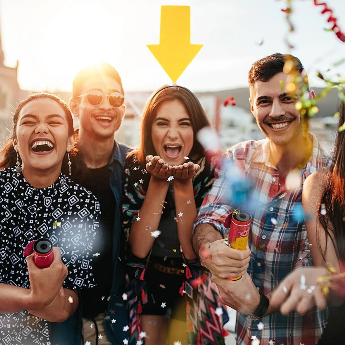 Обруч на голову зі стрілою 6 штук, фото №7