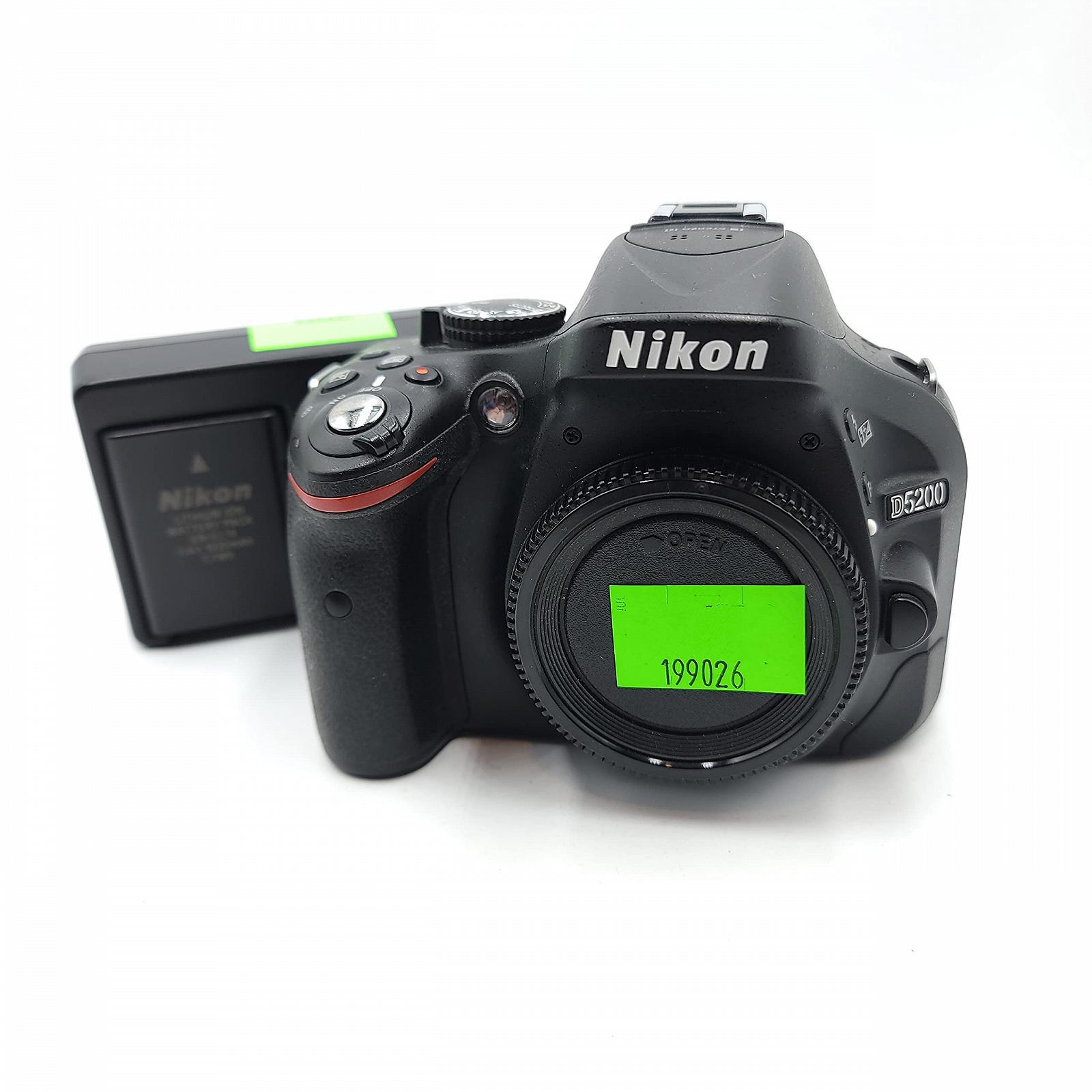 Цифровая зеркальная фотокамера Nikon D5200 (24.1MP) LCD 3 дюйма, черный, фото №7