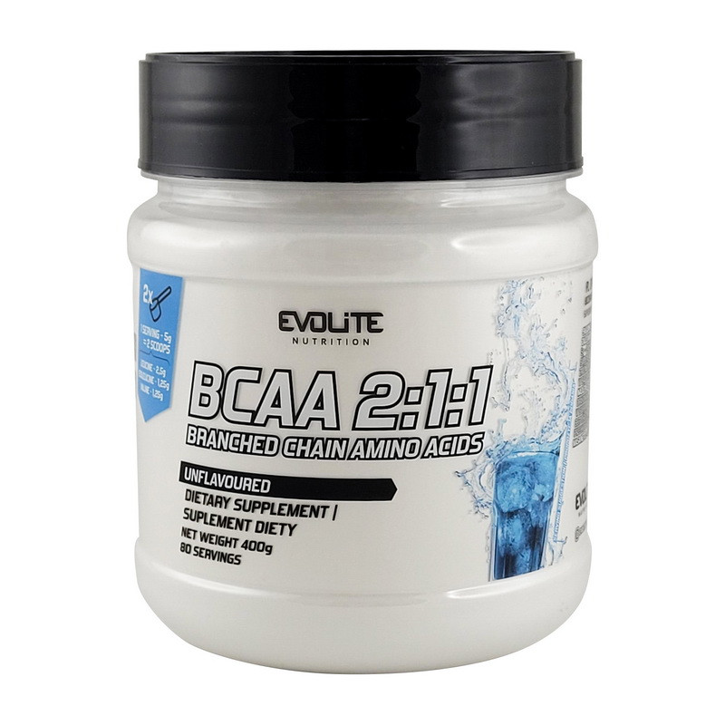 BCAA 2:1:1 400 g unflavoured, фото №1