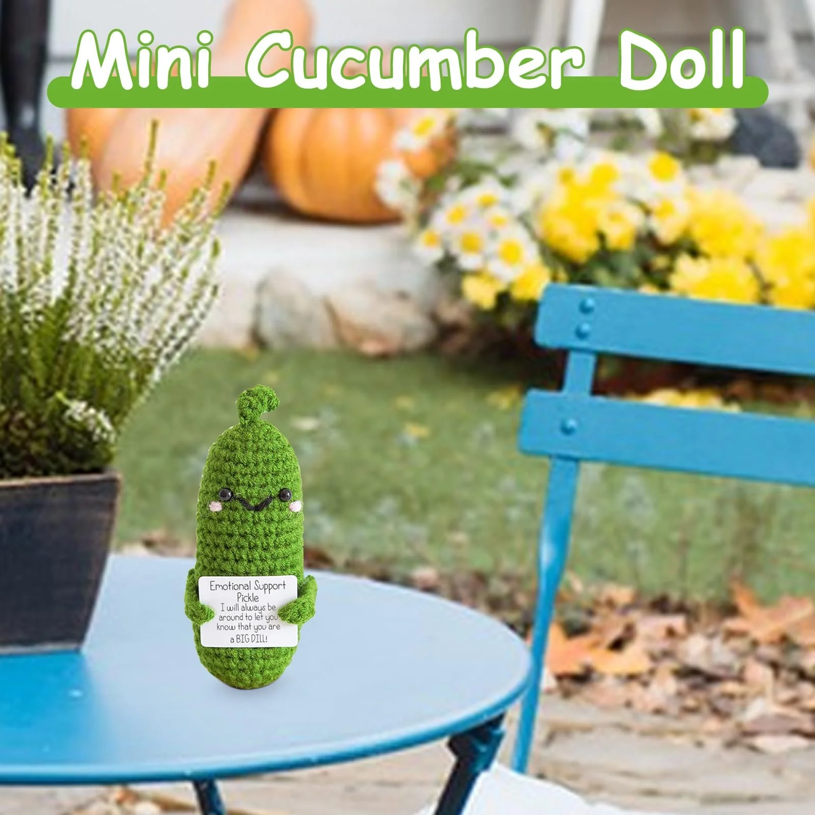 TECHEEL Вязаный Огурец Эмоциональная Поддержка Пикули Крафтовый Позитив, фото №4 TECHEEL Вязаный Огурец Эмоциональная Поддержка Пикули Крафтовый Позитив, фото №4