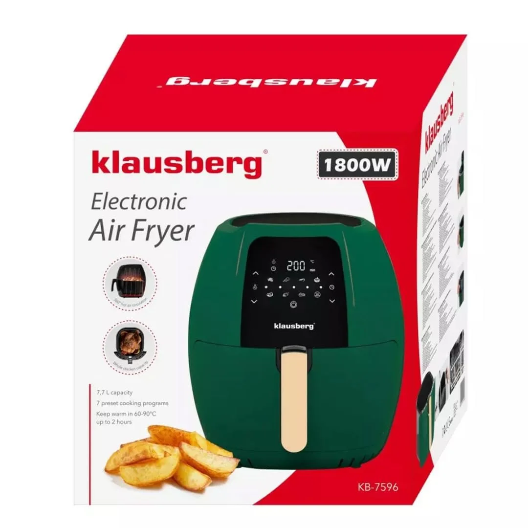 Мультипіч Klausberg 7596 7.7 л 1800 Вт Зелена, фото №6 Мультипіч Klausberg 7596 7.7 л 1800 Вт Зелена, фото №6