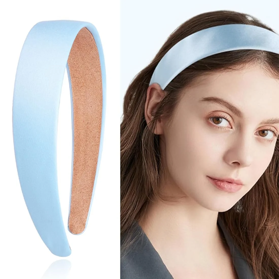 Набір з 3 обручів для жінок, оксамитовий, фото №4