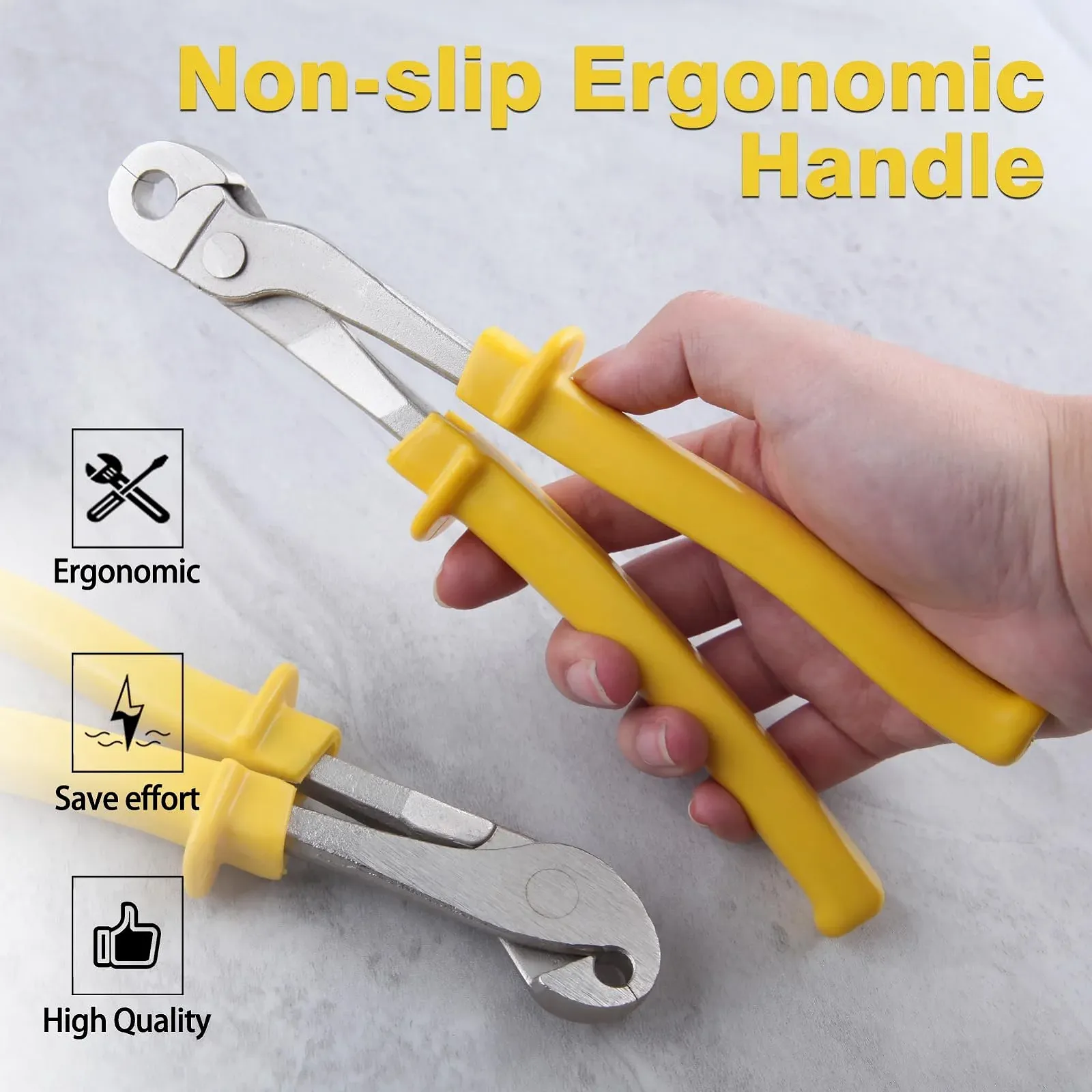 SPEEDWOX J-образные клещи для клеток, сверхмощные клещи для клеток, J-образные зажимы, прямые плоскогубцы, набор колец для свиней, J-образные клещи для строительства, фото №6