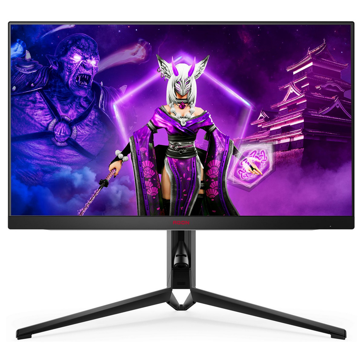 TFT 27" AOC AGON AG274QS QHD IPS 300Гц 1мс 2x HDMI DP USB-hub HAS Pivot колонки чорний, фото №1
